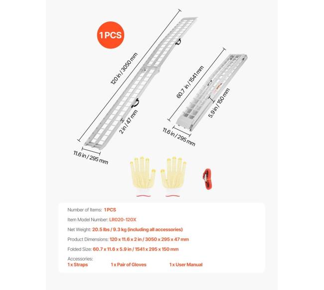 Aliuminiai užvažiavimo taku per 600 kg6