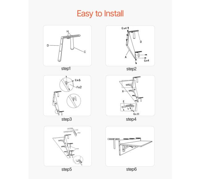 Balkoninis pakabinamas sulankstomas stalas3