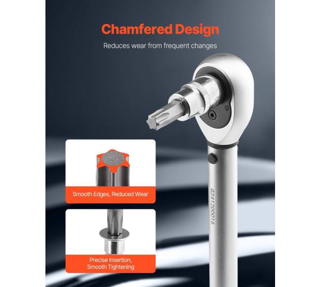 Torx galvučių komplektas 13 dalių T8 - T603