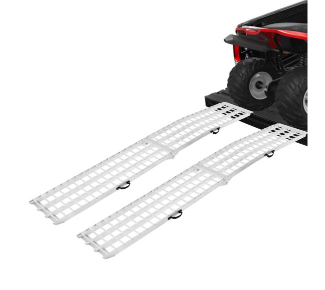 Aliuminiai pakrovimo rampos su rankenomis0