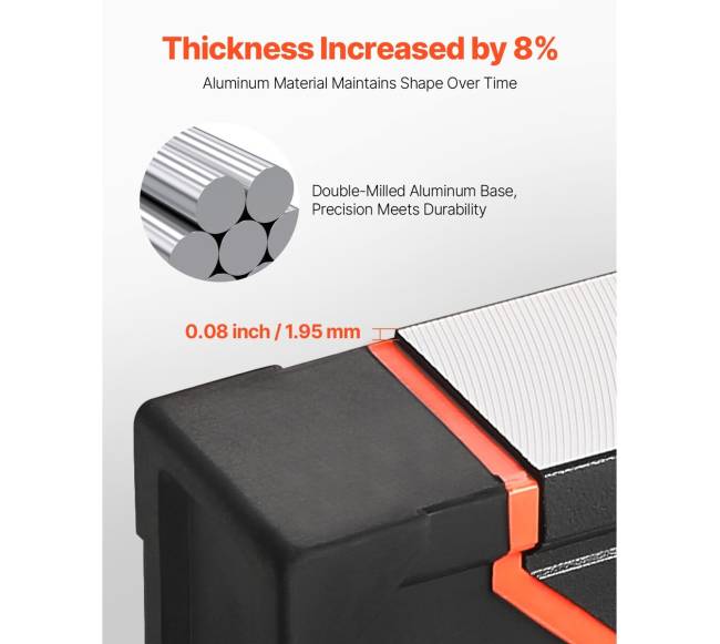 6 dalių torpedo lygio matuoklis su burbuliukais 2000 mm3