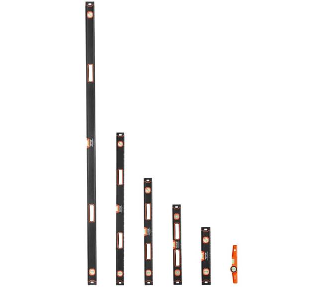 6 dalių torpedo lygio matuoklis su burbuliukais 2000 mm9