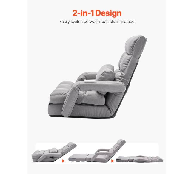 Grindų kėdė su reguliuojamomis pozicijomis ir porankiais4