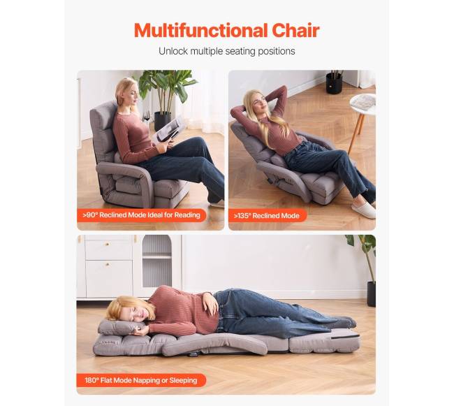 Grindų kėdė su reguliuojamomis pozicijomis ir porankiais5