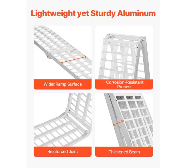 Aliuminės rampos su rankenomis 1 vnt.2