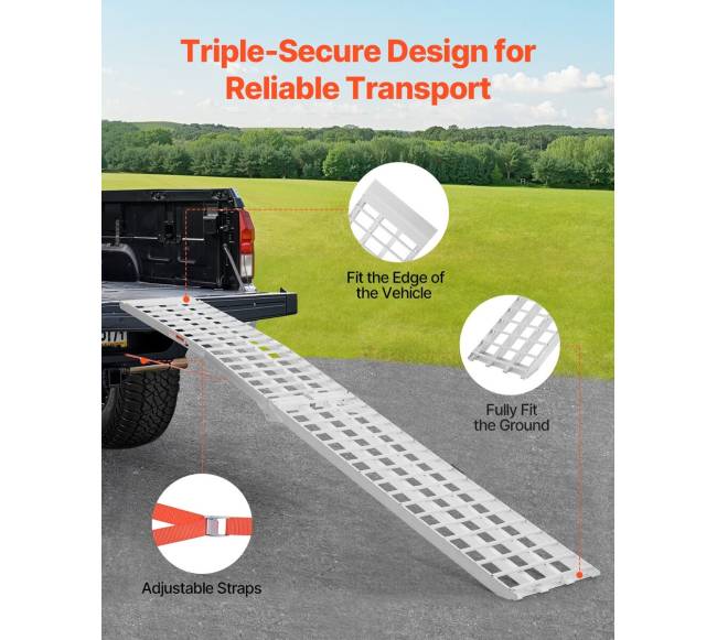 Aliuminės rampos su rankenomis 1 vnt.3