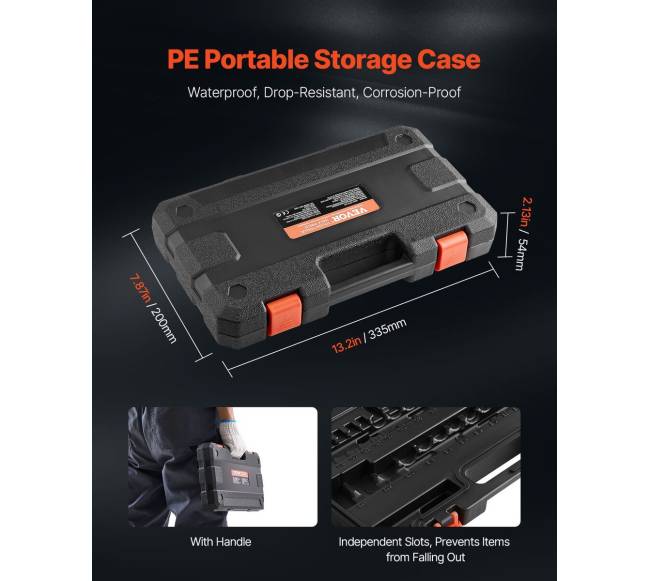 31 dalių „Torx“ galvučių ir išorinių lizdų rinkinys4