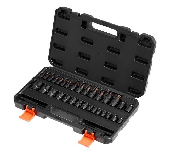 31 dalių „Torx“ galvučių ir išorinių lizdų rinkinys10