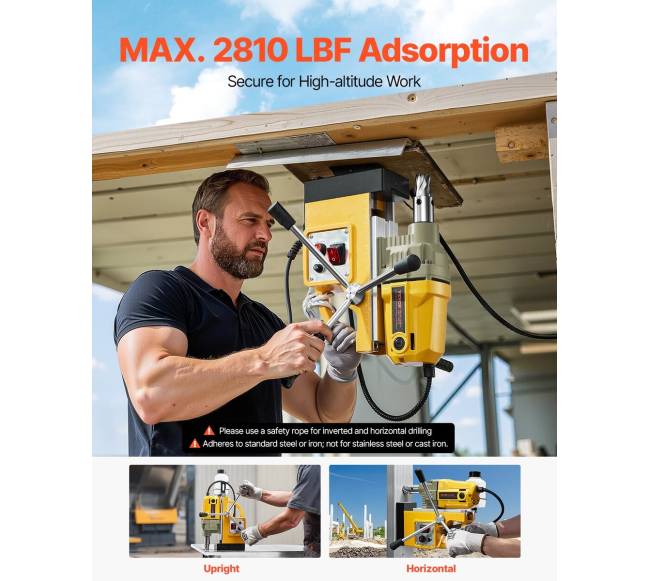 Magnetinė gręžimo mašina 1400 W su 11 antgalių4