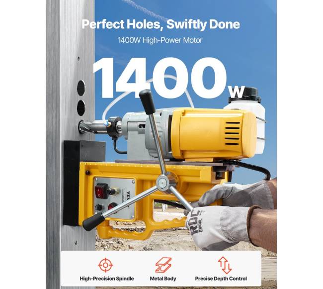 Magnetinė grąžtas 1400W, 50 mm diametras1