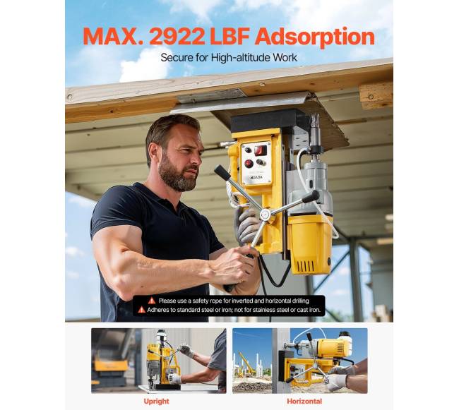 Magnetinė grąžtas 1400W, 50 mm diametras4