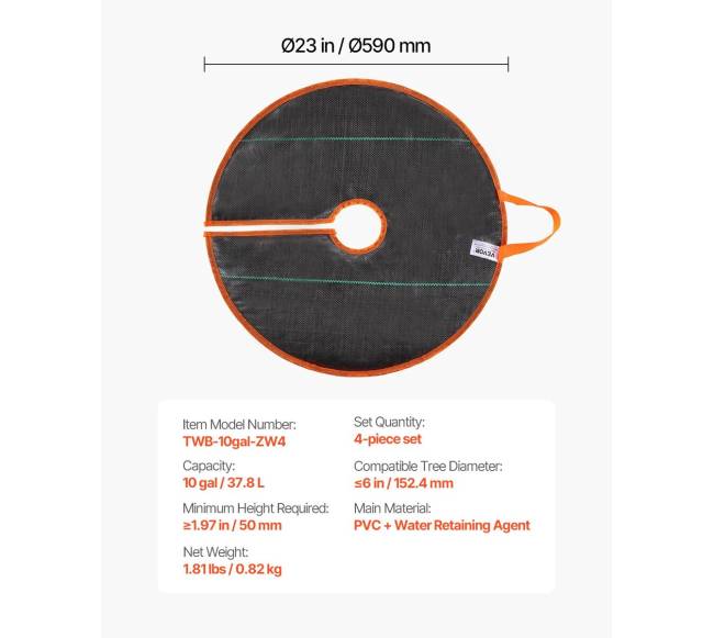 Vandens talpa medžių laistymui, 4 vnt.6