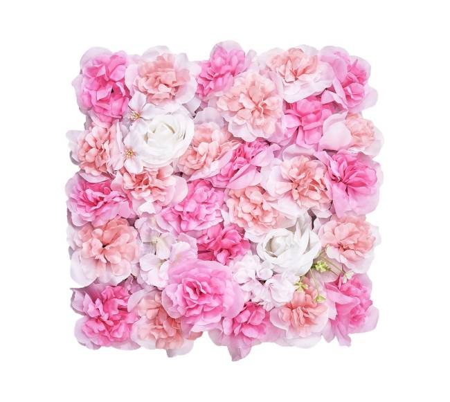 3D gėlių sienos panelės 38x38 cm, 12 vnt.0