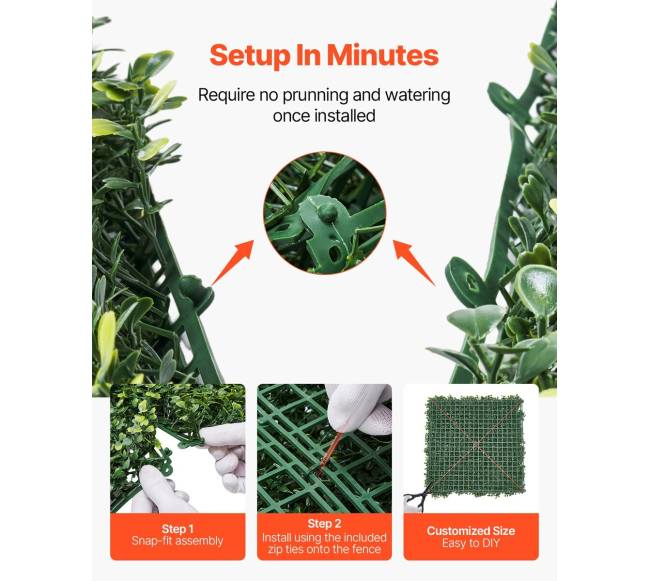 Dirbtinės žolės sienos plokštės 150 x 300 cm dekorui3