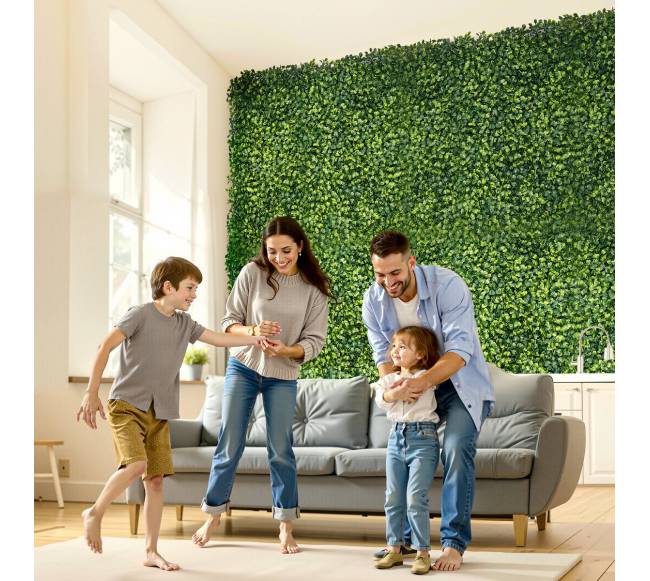 Dirbtinės žolės sienos plokštės 150 x 300 cm dekorui7