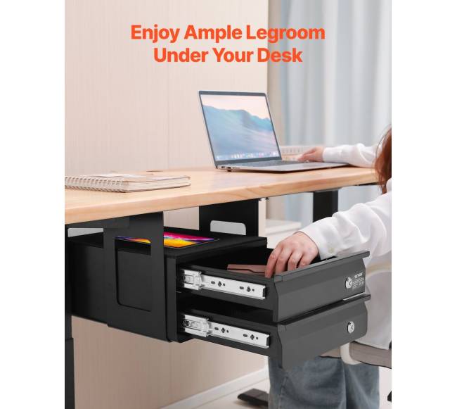 33 cm užrakinama stalčių organizatorius3