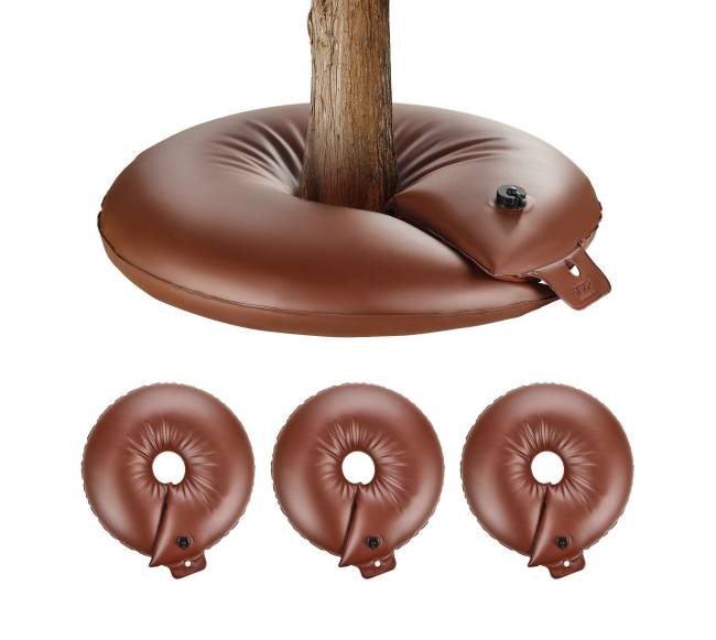 Medžių laistymo žiedai, 4 komplektai, 60 l0