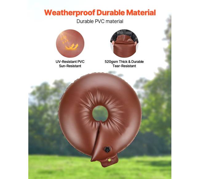 Medžių laistymo žiedai, 4 komplektai, 60 l2