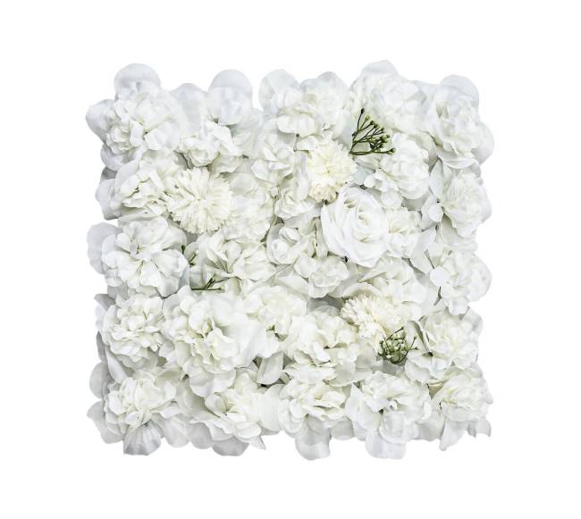 3D gėlių sienų panelės 24 vnt vestuvėms0