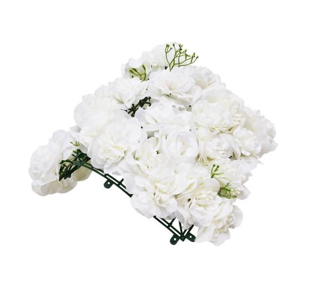 3D gėlių sienų panelės 24 vnt vestuvėms10