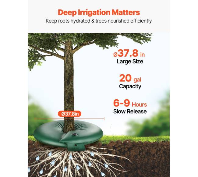 Medžių laistymo žiedas 20 galonų rinkinys1