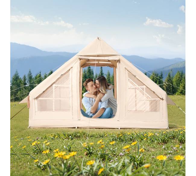 Pripučiamas palapinė 3-5 žmonėms7