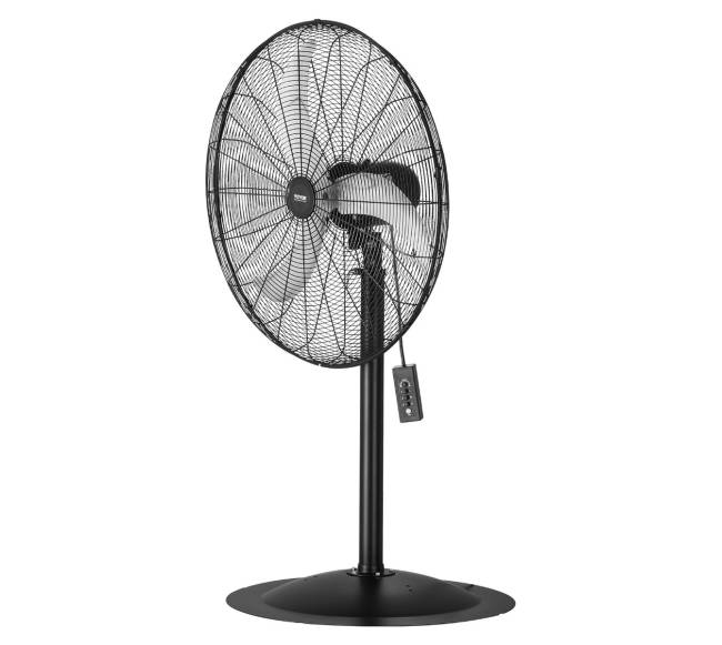 76 cm industrinis pastatomas ventiliatorius, reguliuojamas aukštis9