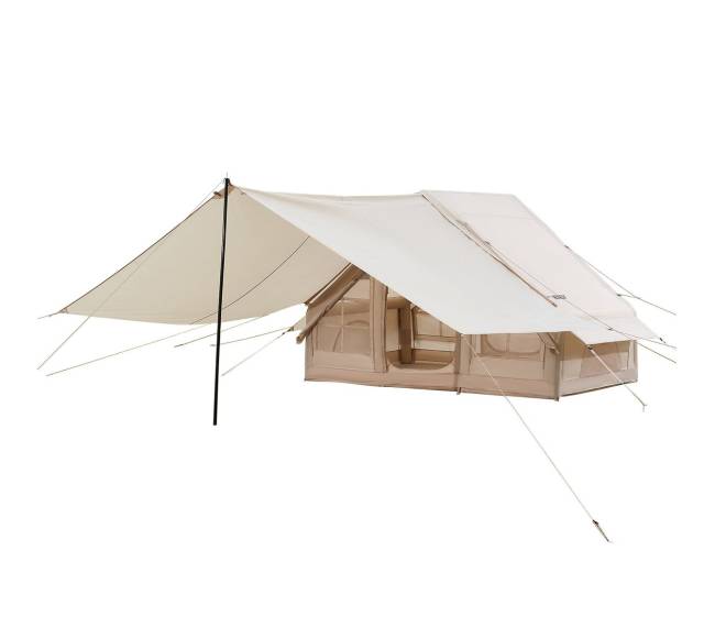 Pripučiamas kempingo palapinė 3-5 žmonėms su pompa9