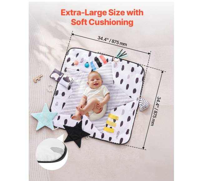 Kūdikio žaidimų kilimėlis su žaislais3