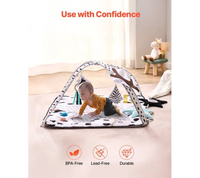 Kūdikio žaidimų kilimėlis su žaislais4