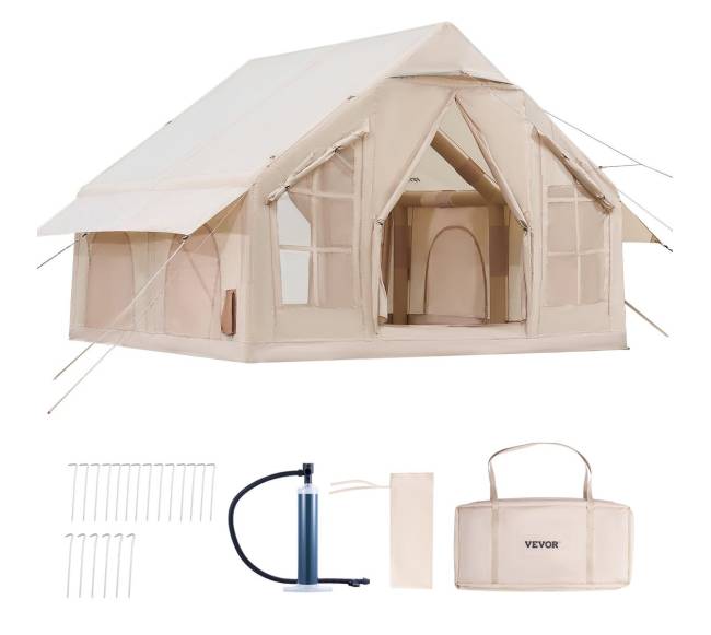 Pripučiamas palapinis 4-6 žmonėms8