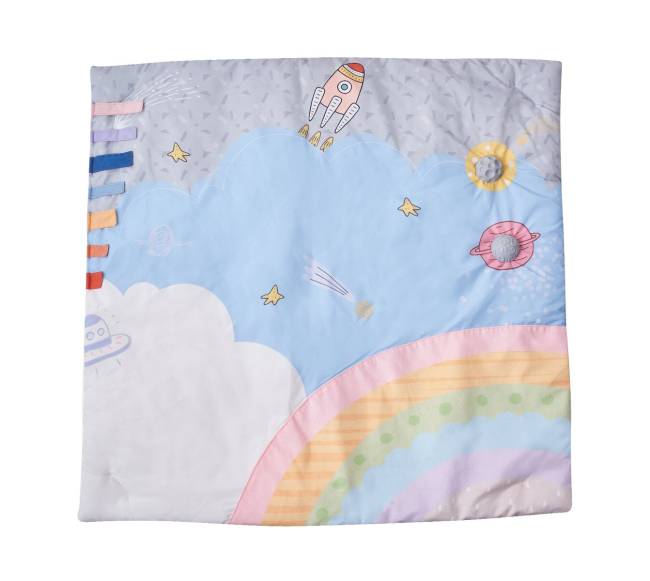 Kūdikio žaidimų kilimėlis su sensoriniais žaislais10