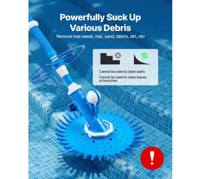 Automatinis baseino siurblys su 12 žarnų5