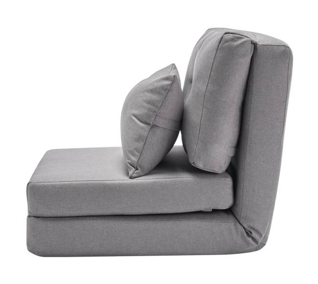 Pilkas konvertuojamas fotelis-lova su 5 pozicijomis9