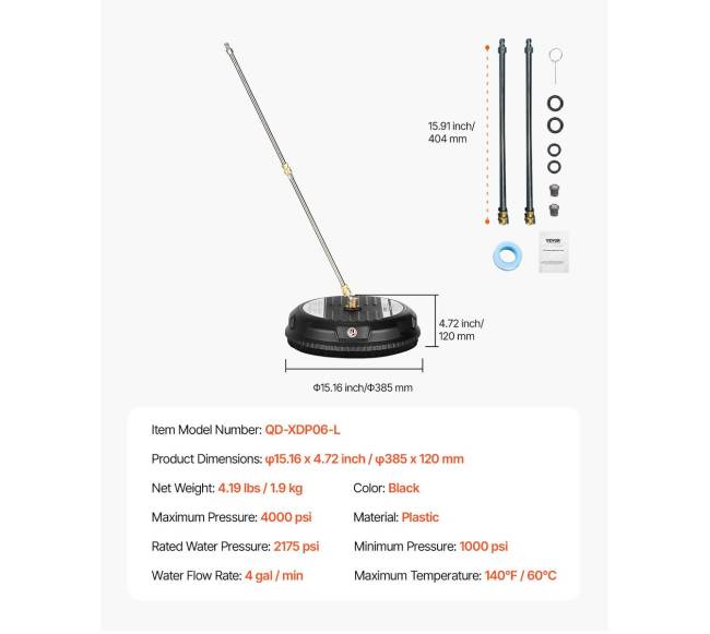 38 cm paviršiaus valiklis aukšto slėgio plovyklai6