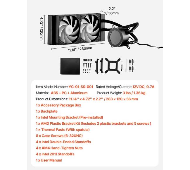 CPU skysčio aušintuvas su ARGB apšvietimu5