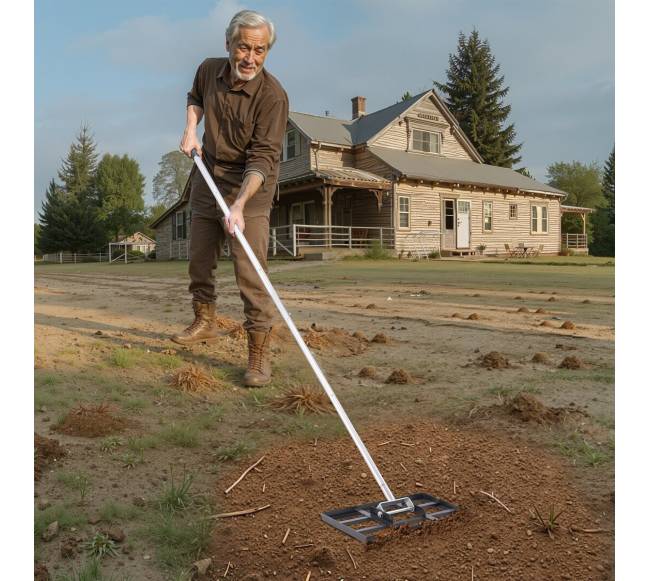 Vejos lyginimo grėblys 198 cm su rankena7