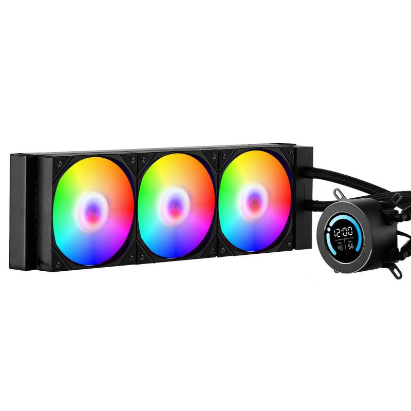 Procesoriaus skysčio aušintuvas su ARGB šviesa0