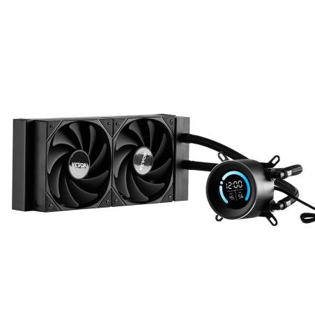 Vandens aušintuvas su 120 mm ventiliatoriais Intel AMD0