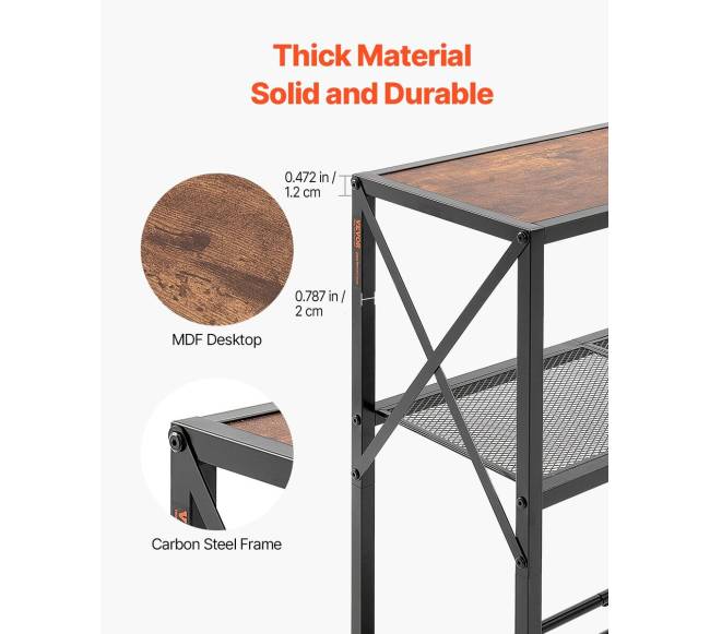 Siauros konsolės sofa su 3 lentynomis3