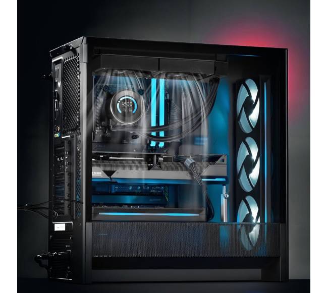 Vandens aušintuvas su 120 mm ventiliatoriais Intel AMD7