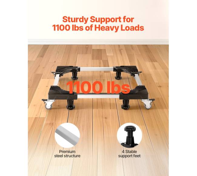 Šaldytuvo stovas reguliuojamas 500 kg pagrindas1