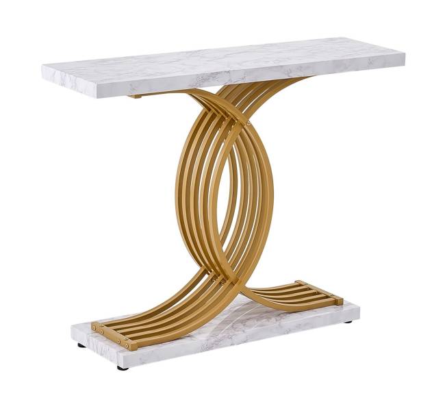 Siauras konsolinis stalas svetainei 100 cm0