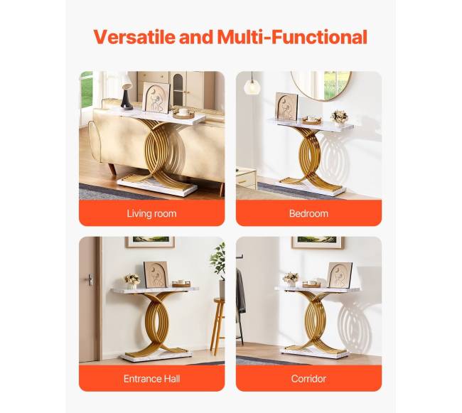 Siauras konsolinis stalas svetainei 100 cm6
