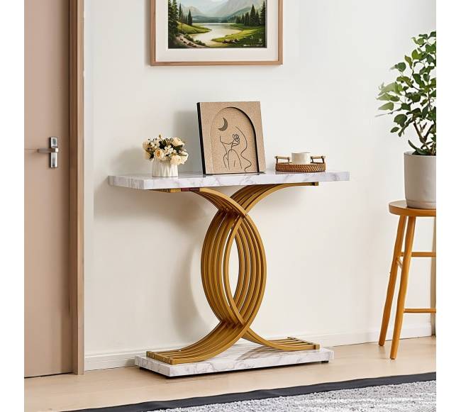 Siauras konsolinis stalas svetainei 100 cm7