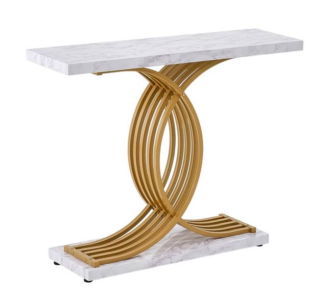 Siauras konsolinis stalas svetainei 100 cm8