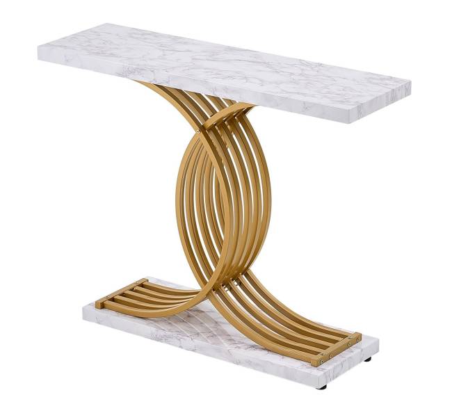 Siauras konsolinis stalas svetainei 100 cm9