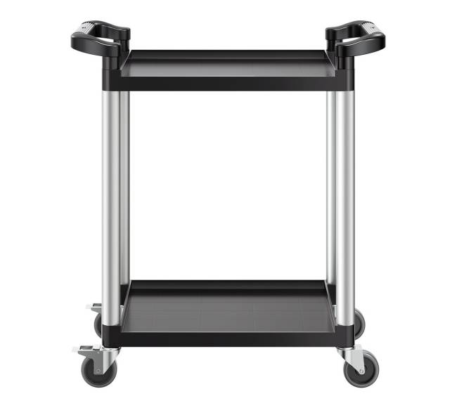 Dviejų aukštų vežimėlis su ratukais0