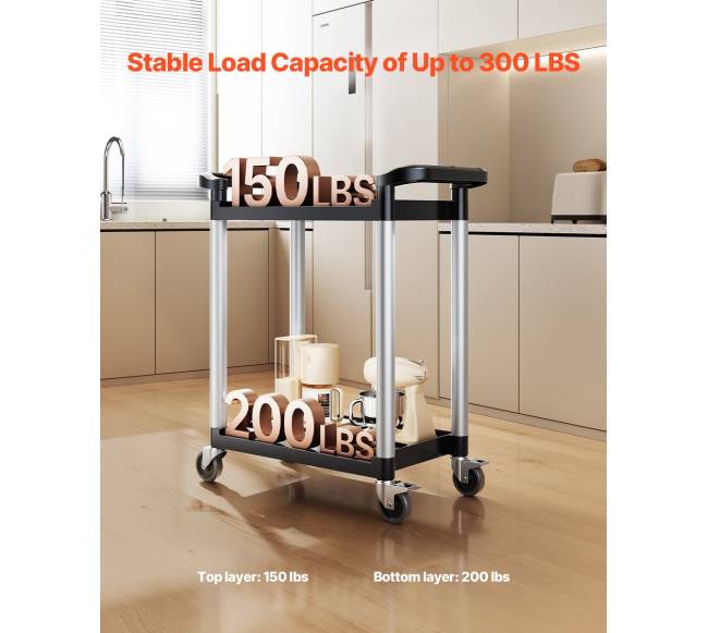 Dviejų aukštų vežimėlis su ratukais1