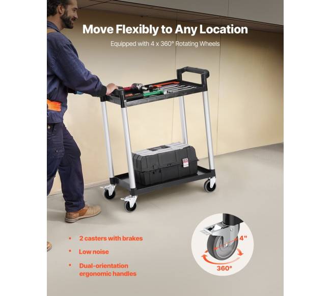 Dviejų aukštų vežimėlis su ratukais2